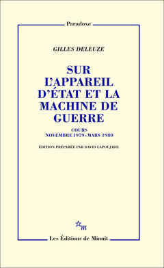 Sur l'appareil d'État et la machine de guerre