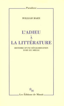 L'adieu à la littérature