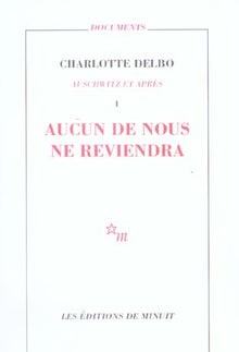 Aucun de nous ne reviendra