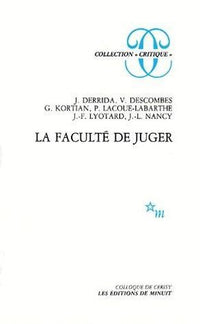 Faculté de juger