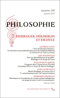 Heidegger, Holderlin, Eschyle