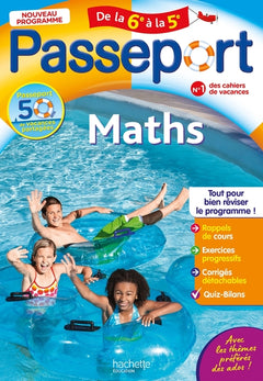 Passeport - Maths de la 6e à la 5 e - Cahier de vacances 2026