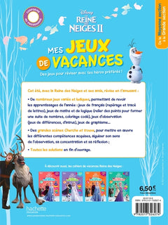 Disney - La Reine des neiges 2 - De la Moyenne Section à la Grande Section - Mes jeux de vacances 2025