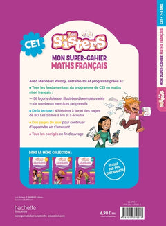 Les Sisters Mon super-cahier de maths et français CE1