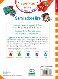 Sami et Julie CP Niveau 1  Sami adore lire