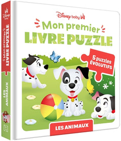 DISNEY BABY - Mon Premier Livre Puzzle Évolutif - Les Animaux