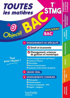 Objectif BAC 2027 - Terminale STMG Toutes les matières