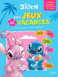 Disney - Stitch - Mes jeux de vacances 2026 - De la Petite Section à la Moyenne Section