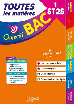Objectif BAC 2027 - 1re ST2S  Toutes les matières