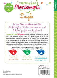 J'apprends à lire Montessori - Niveau 2 - L'aigle