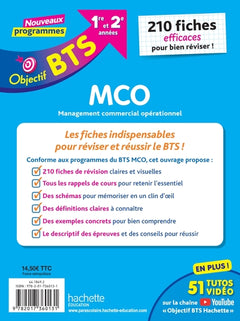 Objectif BTS MCO - 210 fiches efficaces pour bien réviser - 2026