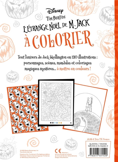 L'étrange Noël de M. Jack à colorier