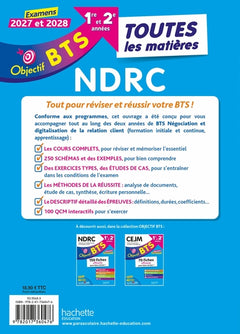 Objectif BTS NDRC (1re et 2e années) - Toutes les matières, examens 2027-2028