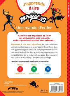 Miraculous Première lecture CP niveau 1 - Une mamie d'enfer