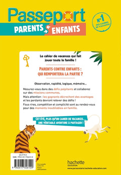 Passeport Parents et enfants Jeux et défis en famille - Cahier de vacances 2026