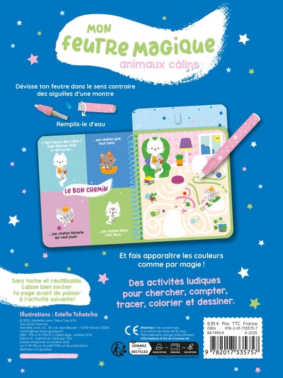 Mon feutre magique Les animaux câlins