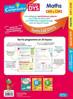 Pour comprendre DYS  Maths CM1 et CM2