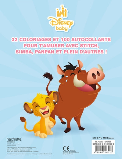 DISNEY BABY - Mes colos + autocollants