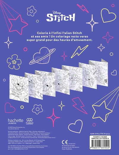 STITCH - 6 mètres à colorier - Frise à déplier - Disney