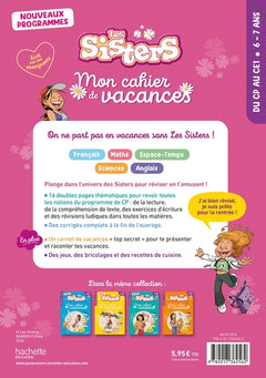 Les Sisters - Mon cahier de vacances 2026 - CP / CE1