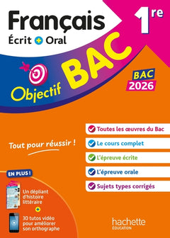 Objectif Bac 2026 - 1re générale