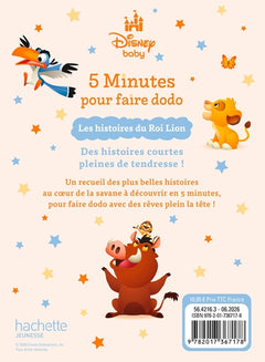 DISNEY BABY - 5 Minutes Pour Faire Dodo (0-3 ans) - Le Roi Lion