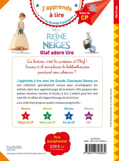 Disney - La Reine des Neiges II - Olaf adore lire, CP Niveau 1