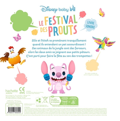 DISNEY BABY - Le Festival des Prouts - Livre Sonore - Stitch