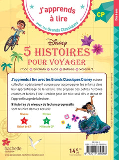 Disney -5 histoires pour voyager - CP