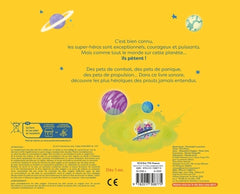 Prouts de super héros - livre sonore avec boitier