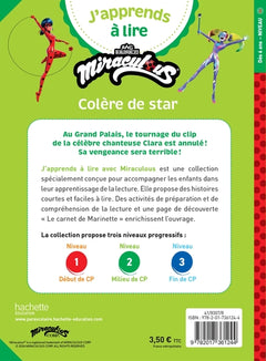 Miraculous Première lecture CP niveau 2 - Colère de star