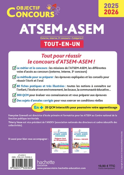 Objectif Concours ATSEM ASEM - Tout-en-un - 2025-2026