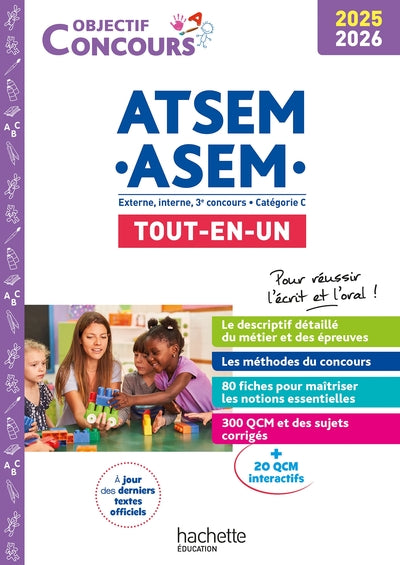 Objectif Concours ATSEM ASEM - Tout-en-un - 2025-2026