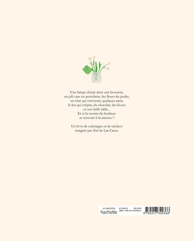 Carnet de coloriages et de stickers / La Maison