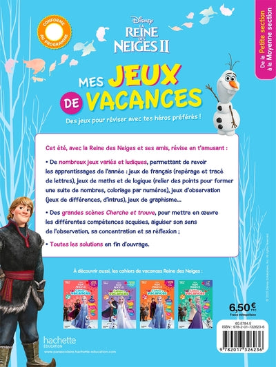 De la Petite Section à la Moyenne Section -Mes jeux de vacances 2025
