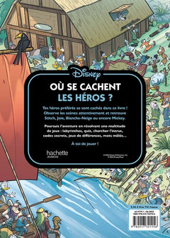 DISNEY - Où se cachent les héros ? - Jeux + Cherche et trouve