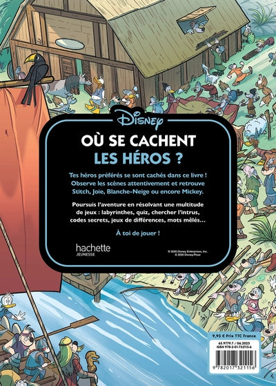 DISNEY - Où se cachent les héros ? - Jeux + Cherche et trouve