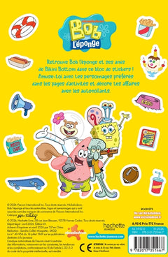 Bob l'éponge - Bloc de stickers et activités
