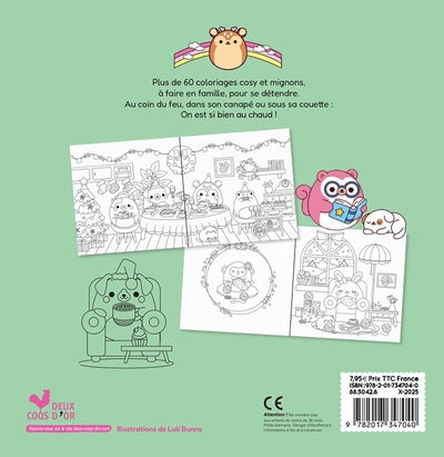 Coloriages mes petits amis - Si bien au chaud !