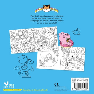 Coloriages mes petits amis - Si bien au soleil !