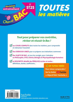 Objectif BAC - Terminale ST2S Toutes les matières