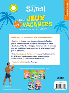 Disney - Stitch - Mes jeux de vacances 2026 - De la Moyenne Section à la Grande Section