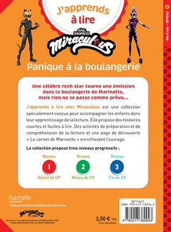 Miraculous Première lecture CP niveau 1 - Panique à la boulangerie