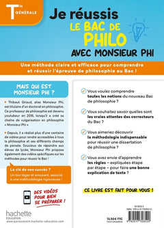 Je réussis le bac de Philo Tle avec Monsieur Phi