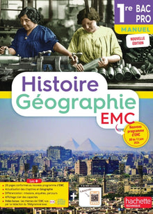 Histoire-Géographie-EMC-1re Bac Pro (manuel) - Éd. 2025