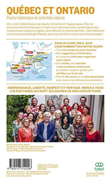 Guide du Routard Québec et Ontario 2025/26