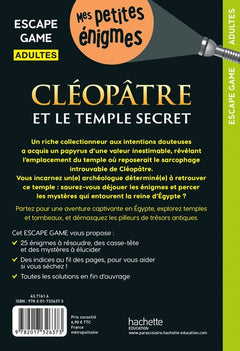 Escape Game Adultes - Cléopâtre et le temple secret