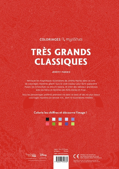 Coloriages mystères Disney - Très grands classiques