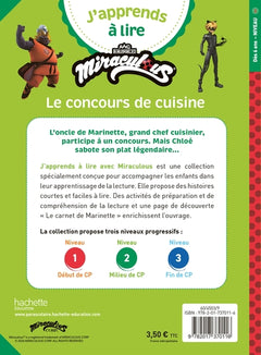 Miraculous Première lecture CP niveau 2 - Le concours de cuisine