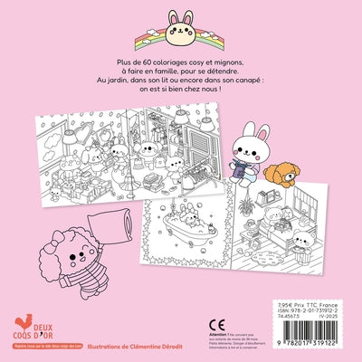 Coloriages mes petits amis - Si bien chez nous !